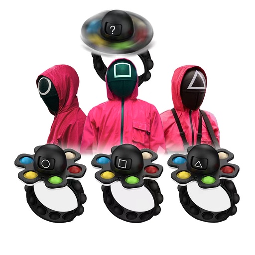 [GS8845] Squid Game Fidget Spinner Game Wristband
